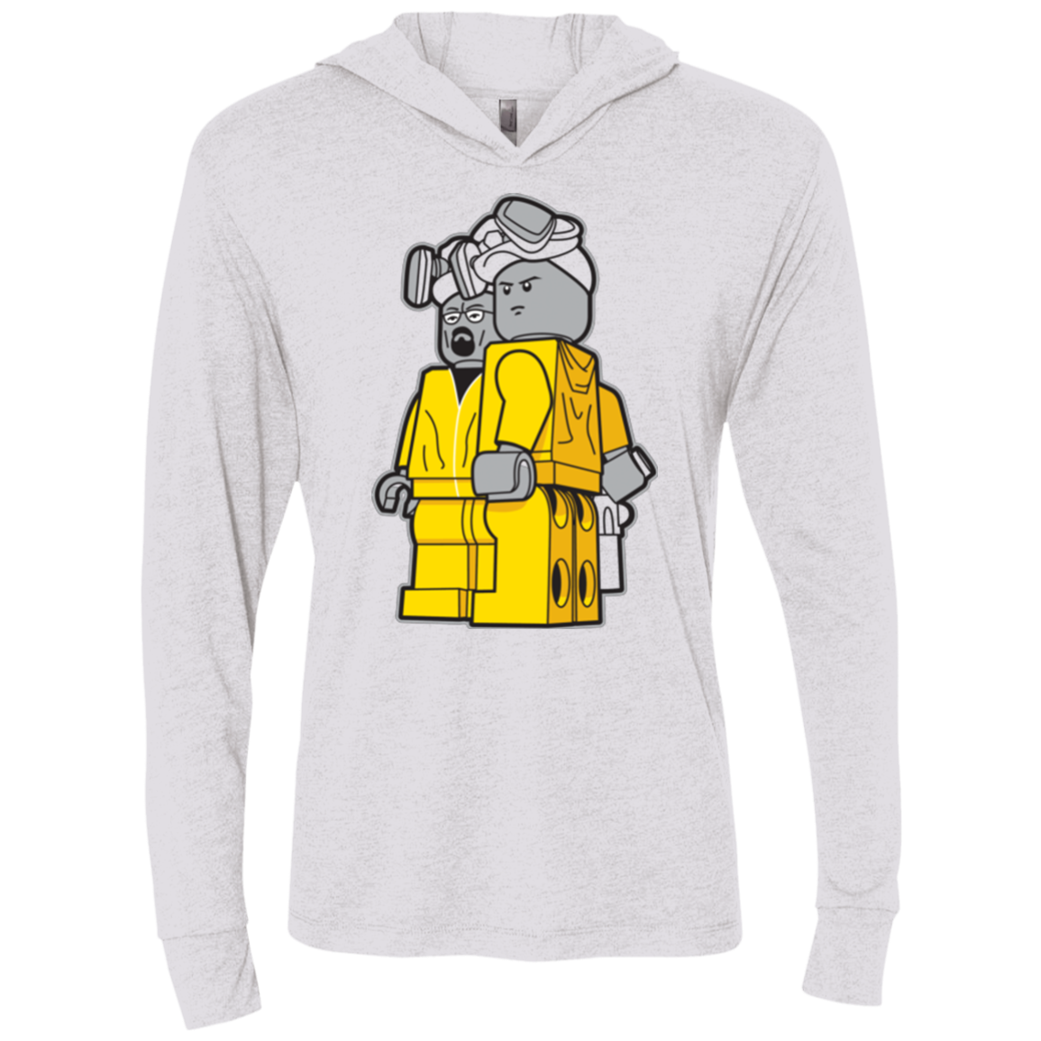 Bricking Bad Triblend Long Sleeve Hoodie Tee