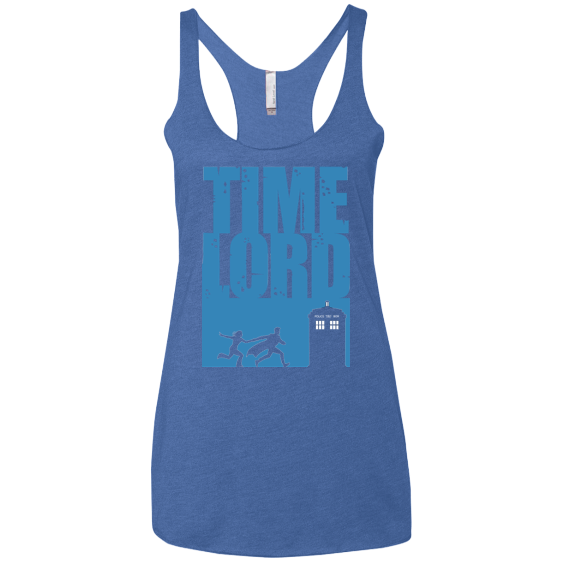 Time Lord Allons-y! Women's Triblend Racerback Tank