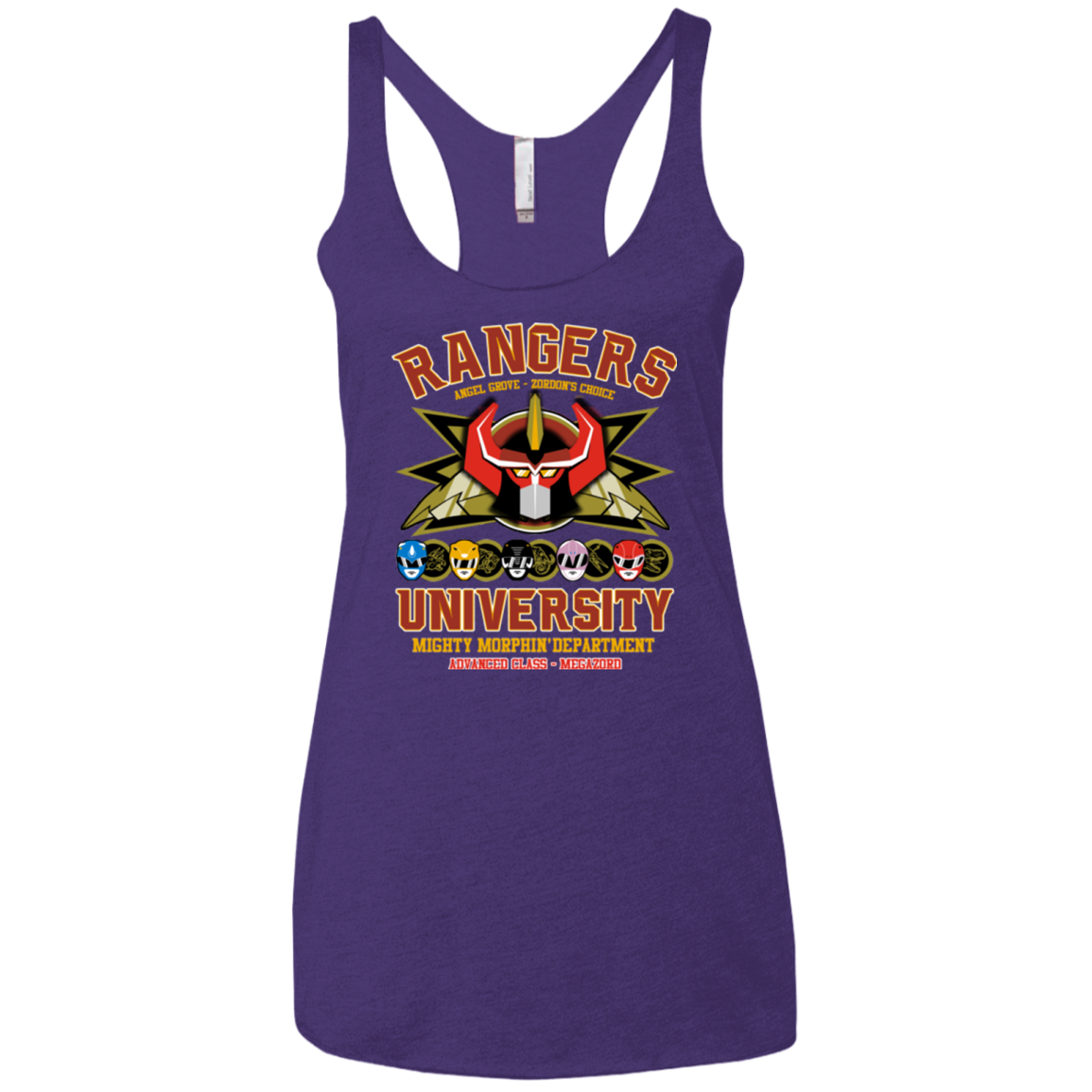 RANGERS U Ultimate Women's Triblend Racerback Tank