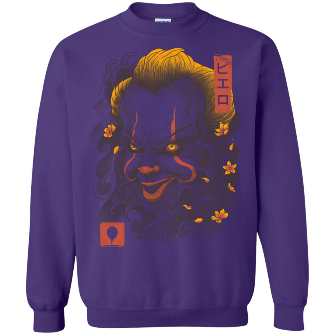 Oni Clown Mask Crewneck Sweatshirt