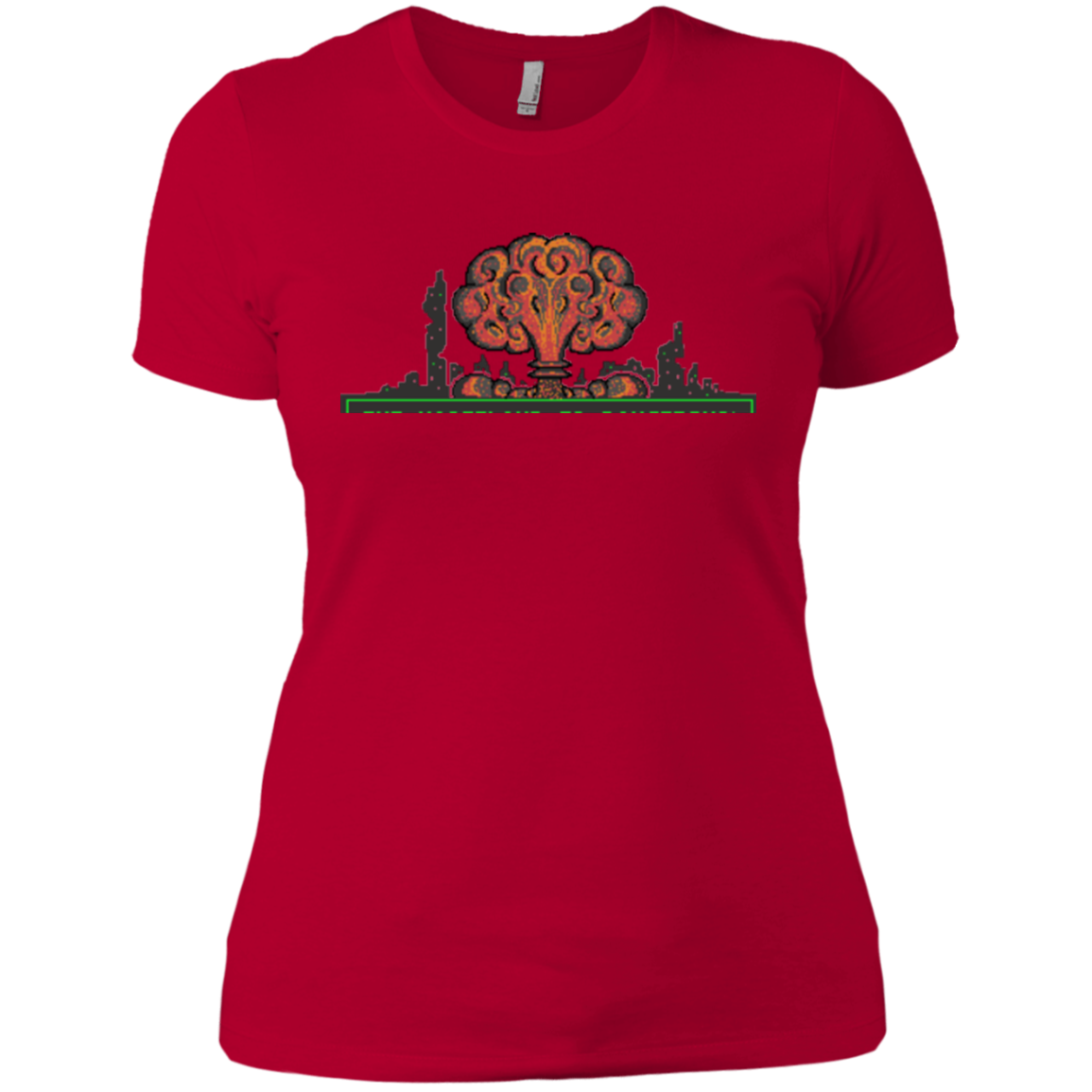 The Wasteland is Dangerous Women's Premium T-Shirt