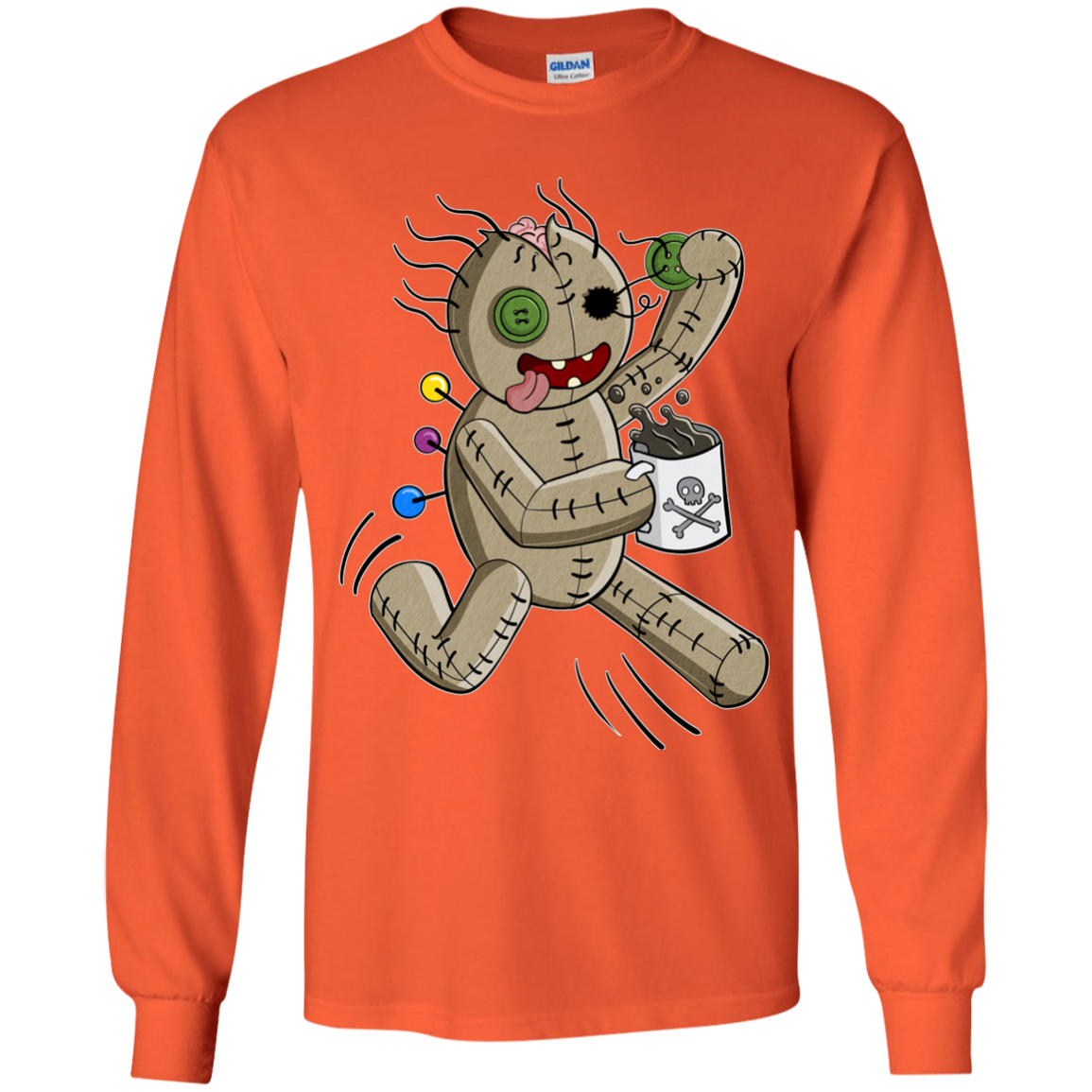 Voodoo Coffee Runner Youth Long Sleeve T-Shirt