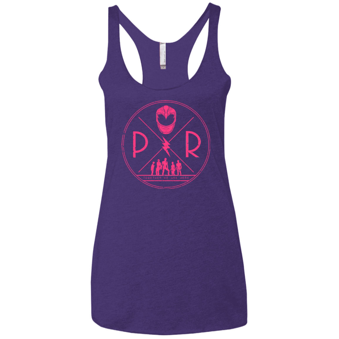 Pink Power Women's Triblend Racerback Tank