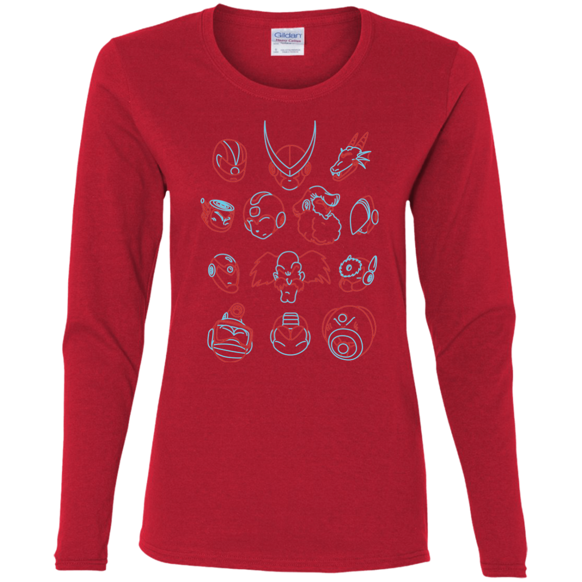 MEGA HEADS 2 Women's Long Sleeve T-Shirt