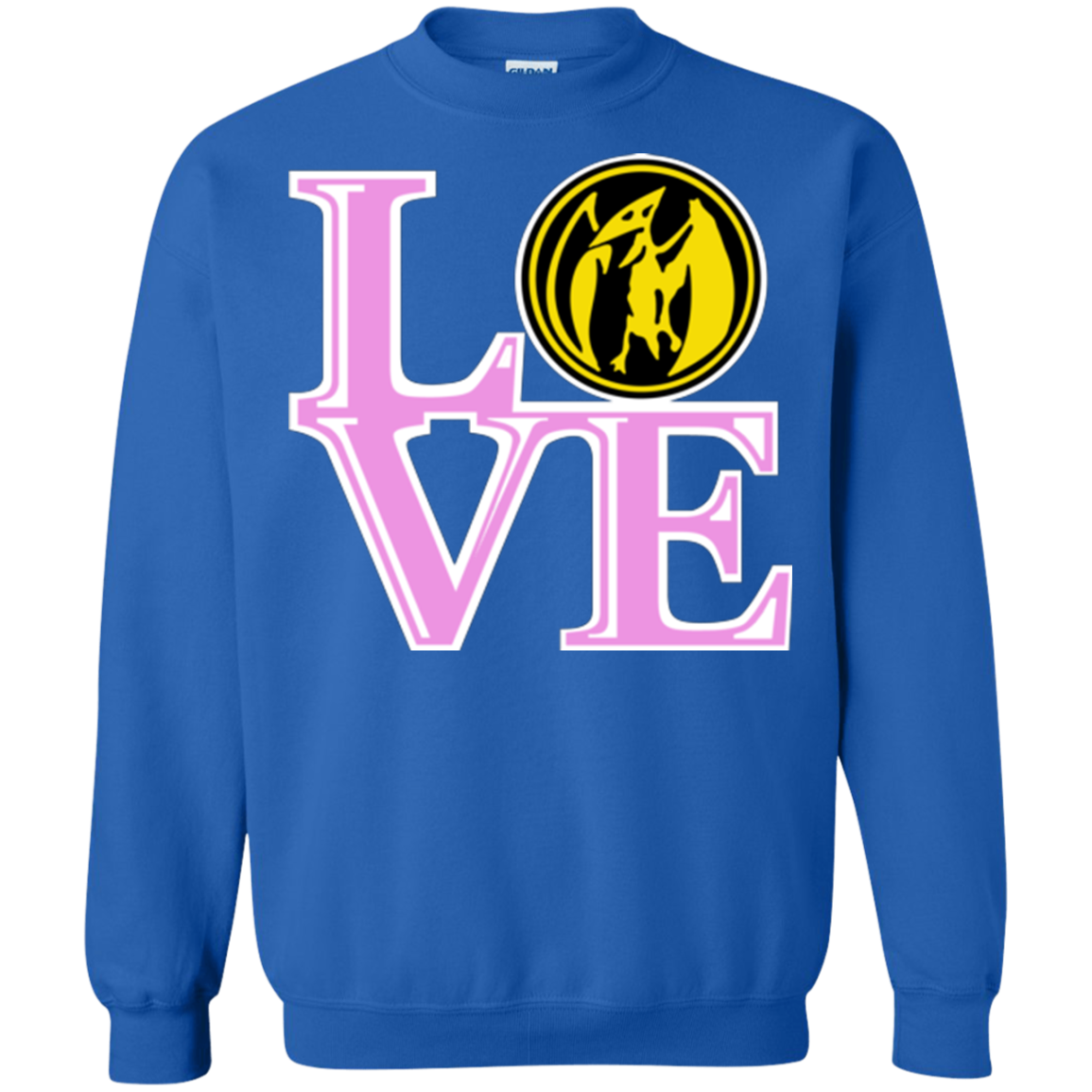 Pink Ranger LOVE Crewneck Sweatshirt