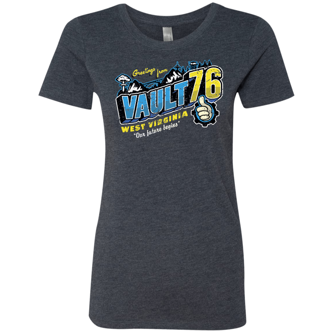 Greetings from WV Vault Women's Triblend T-Shirt