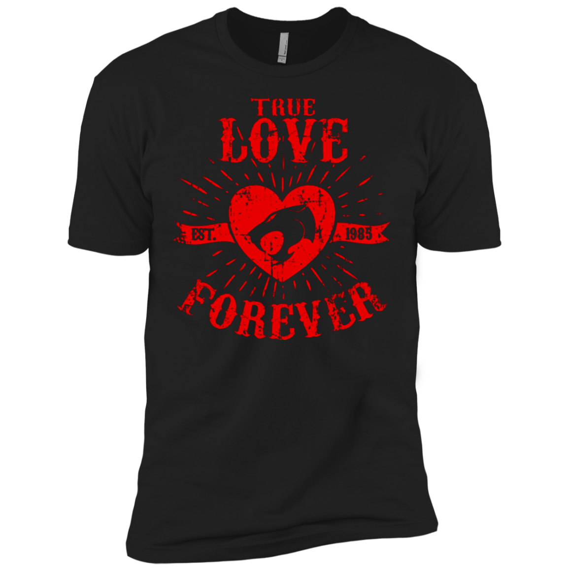 True Love Forever Thunder Men's Premium T-Shirt