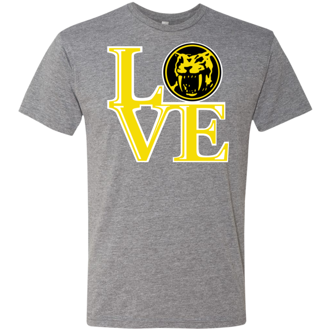 Yellow Ranger LOVE Men's Triblend T-Shirt