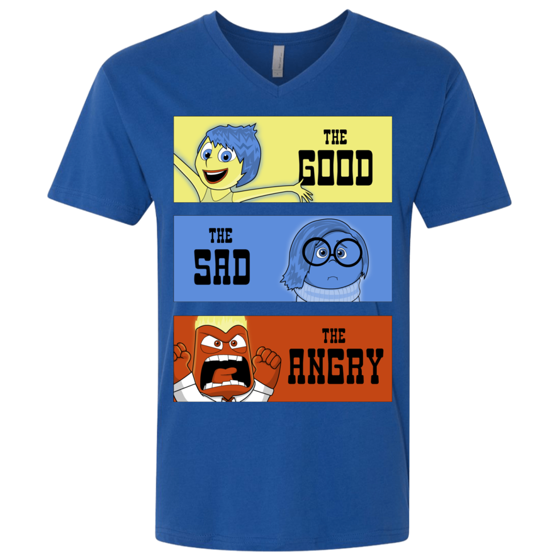 The Good, the Sad & the Angry Men's Premium V-Neck