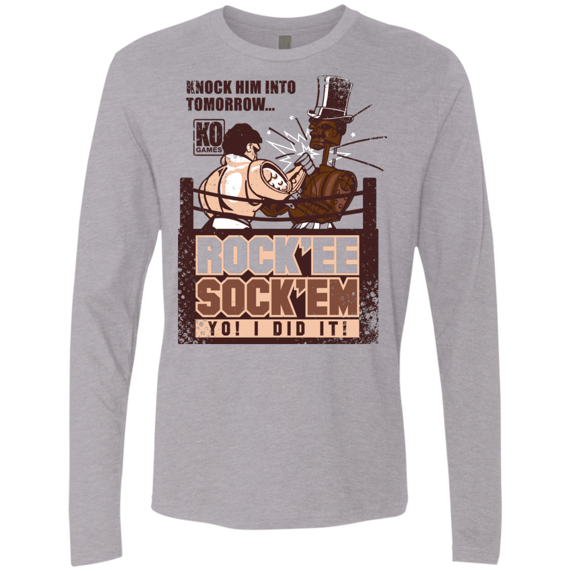 Rockee Sockem Men's Premium Long Sleeve