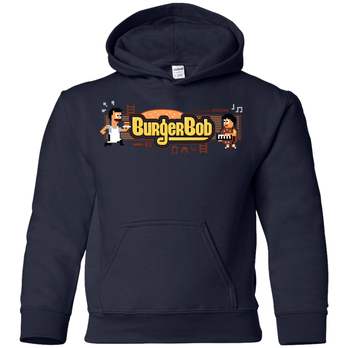 Burger Bob Youth Hoodie