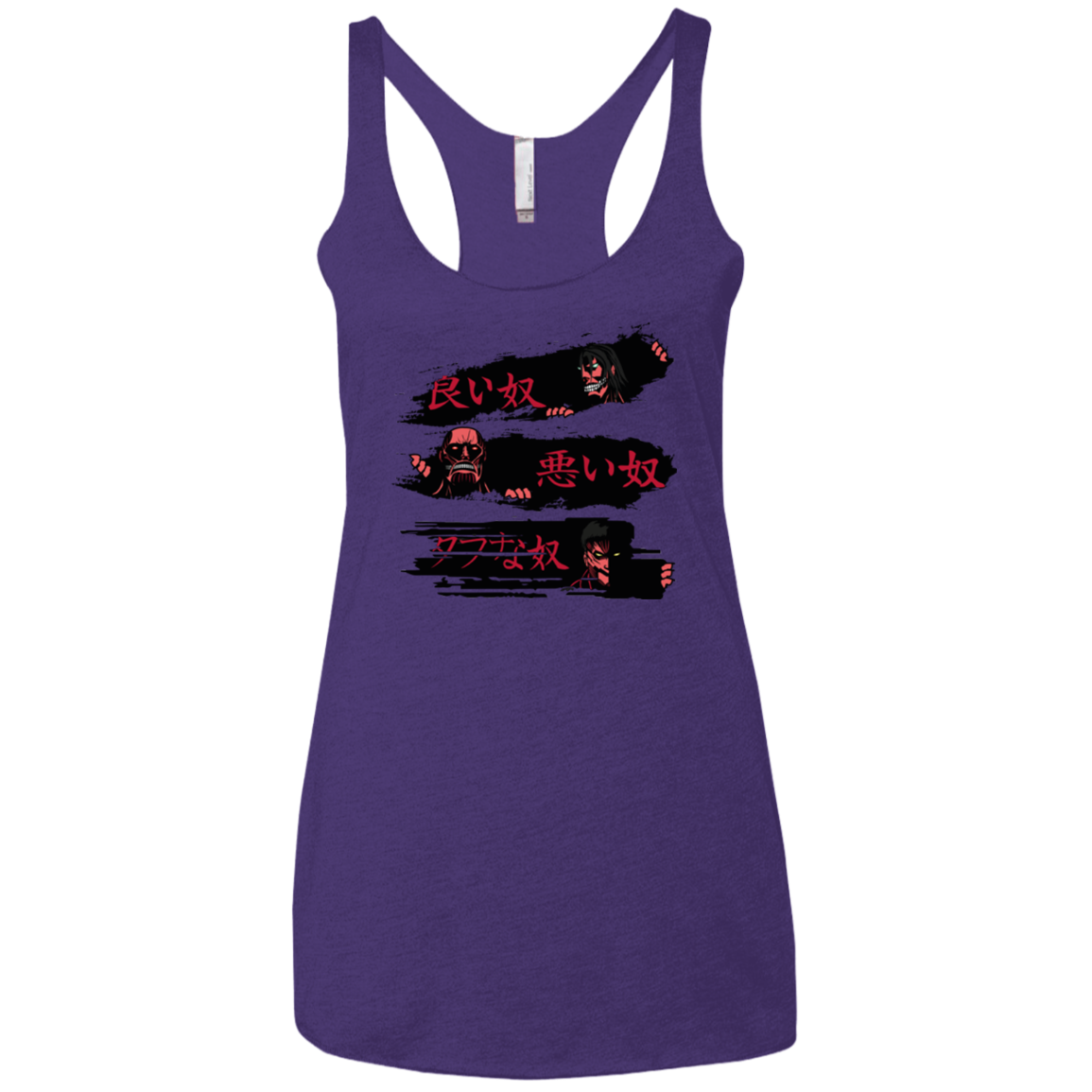 The Good The Bad And The Tough Women's Triblend Racerback Tank