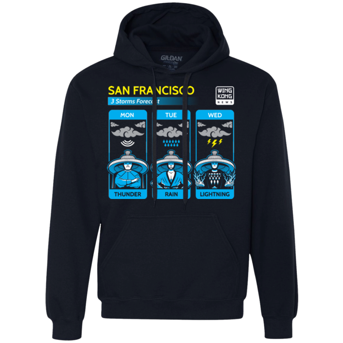 Three Storms Premium Fleece Hoodie