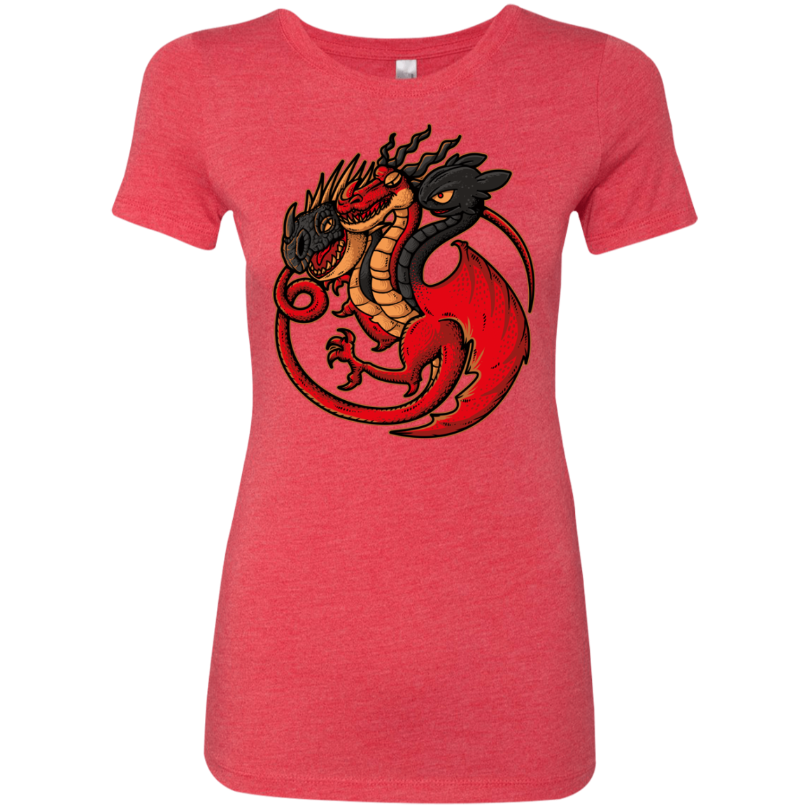 FIRE BLOOD AND TRAINING Women's Triblend T-Shirt