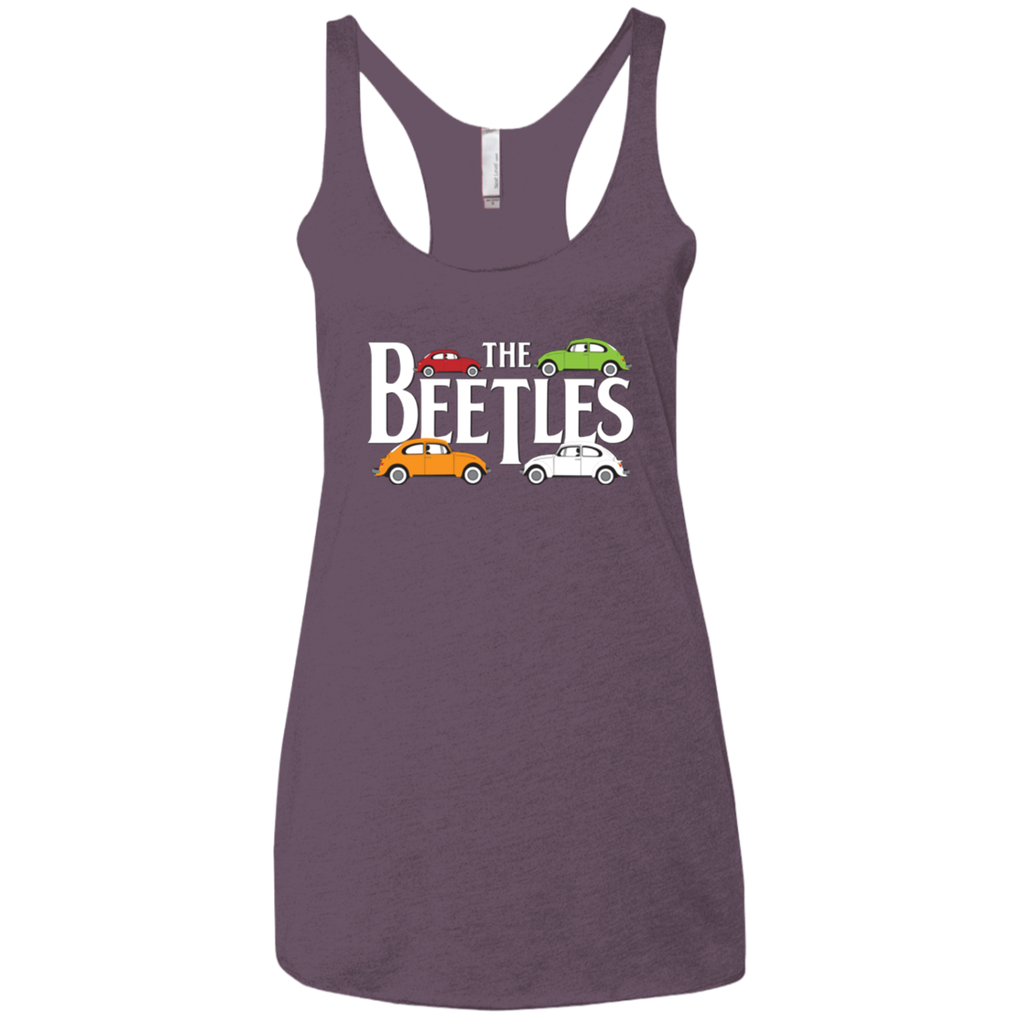 The Beetles Women's Triblend Racerback Tank