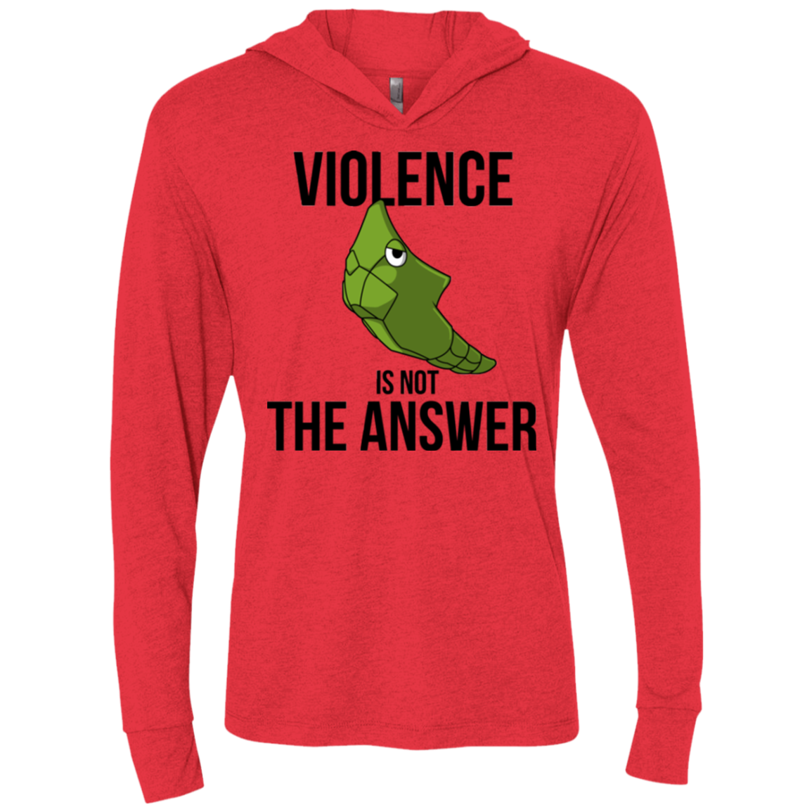 Metapeace Triblend Long Sleeve Hoodie Tee