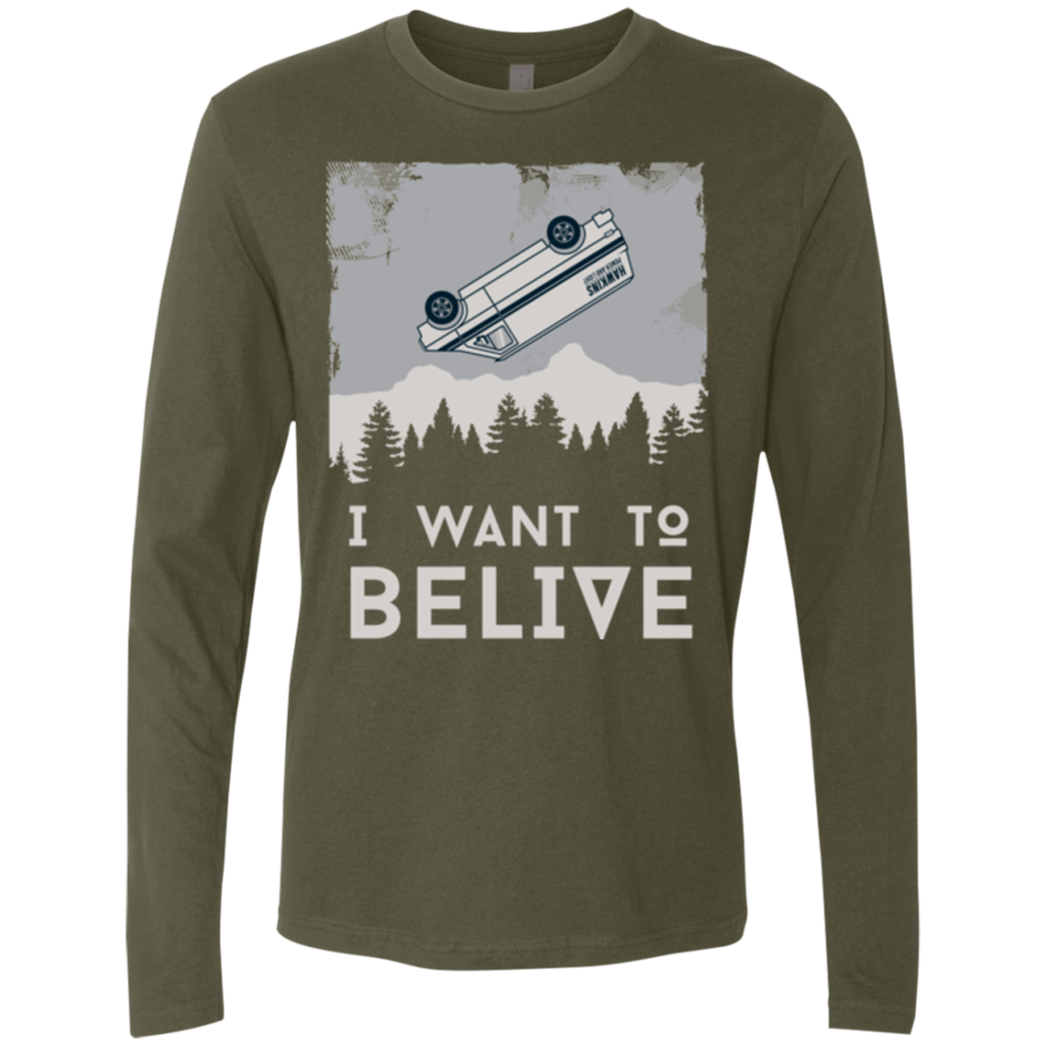 I Want to Believe Men's Premium Long Sleeve