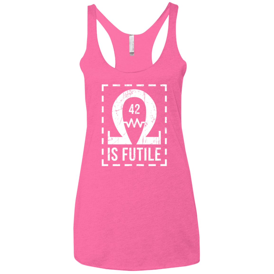Resistance is Futile Women's Triblend Racerback Tank