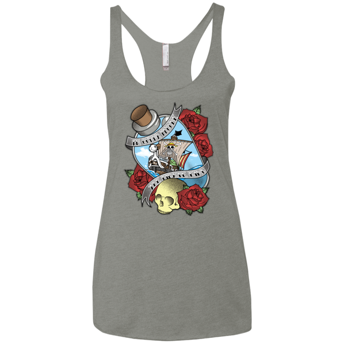 The Pirate King Women's Triblend Racerback Tank
