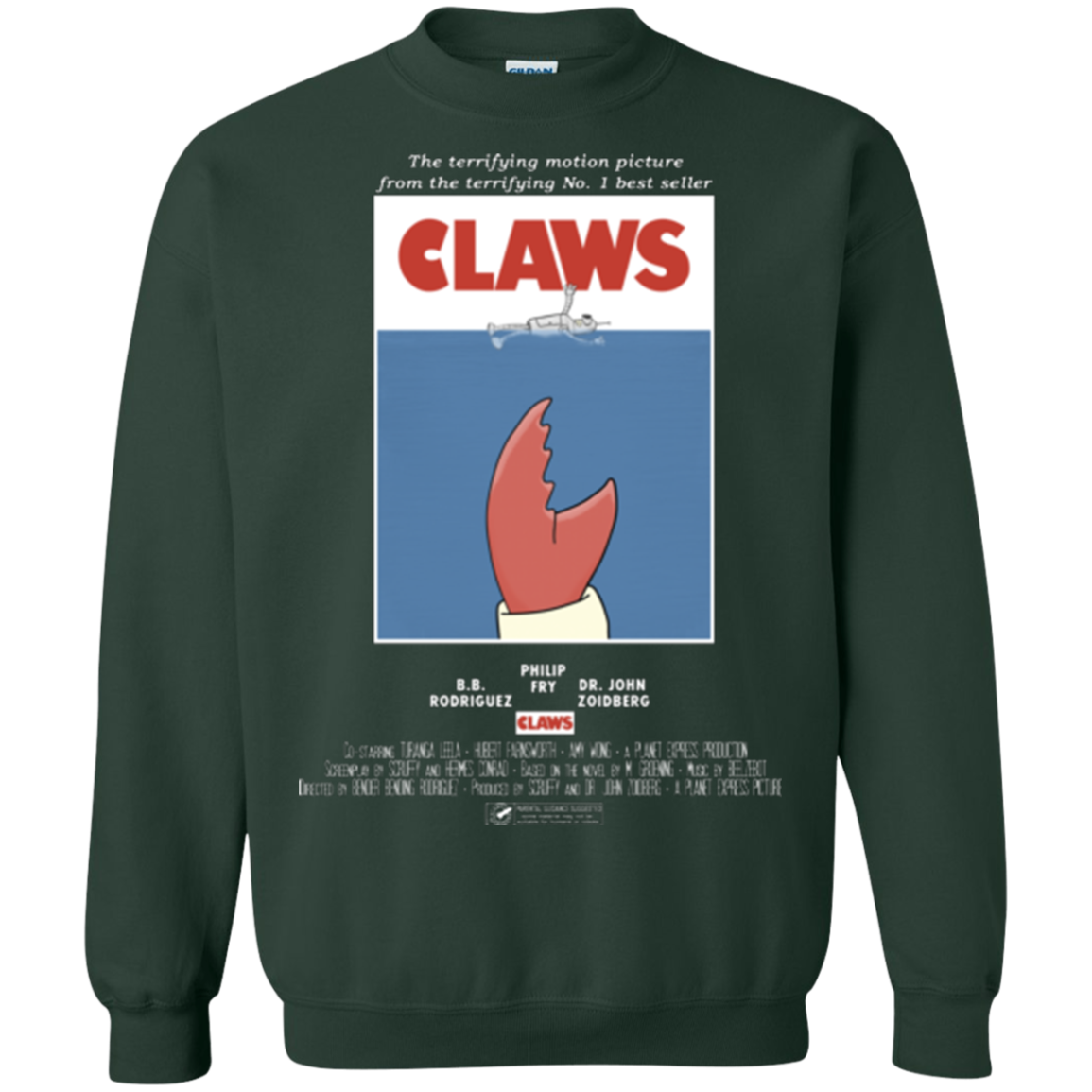 Claws Movie Poster Crewneck Sweatshirt
