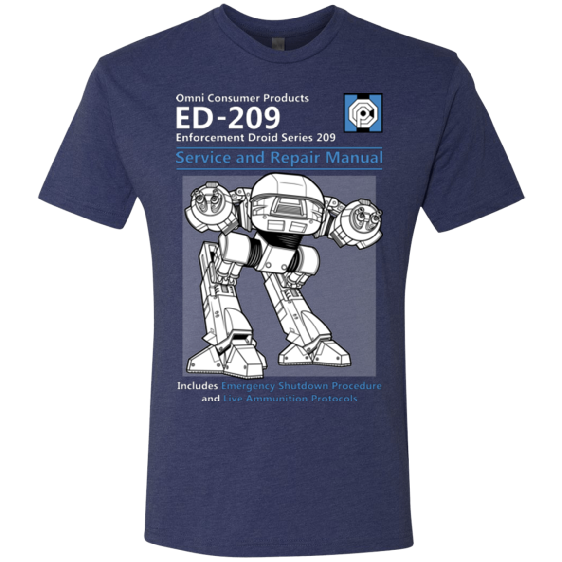 ED209 SERVICE & REPAIR MANUAL Men's Triblend T-Shirt