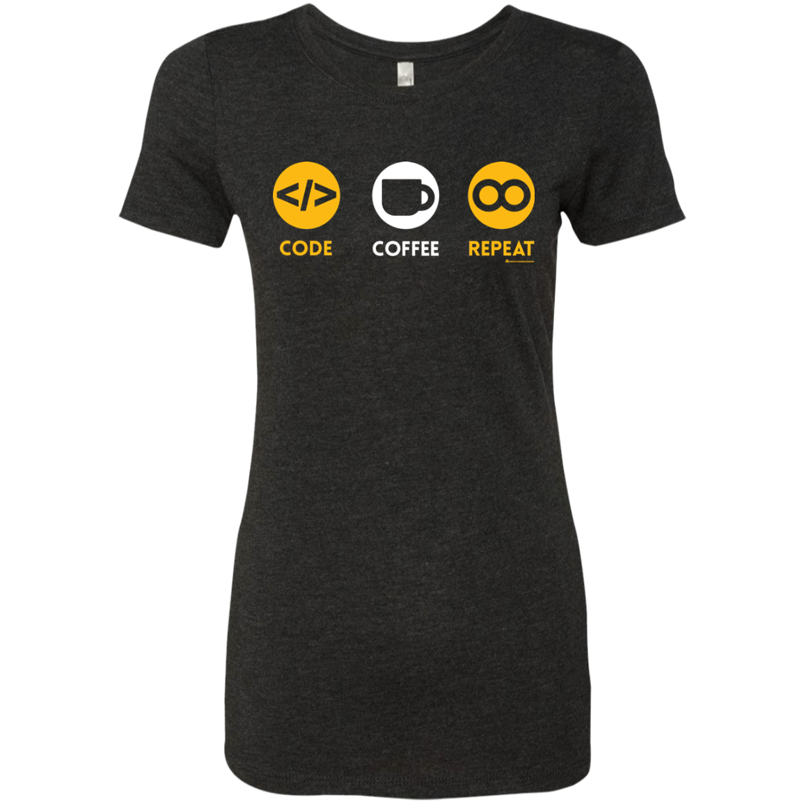 Code Coffee Repeat Women's Triblend T-Shirt
