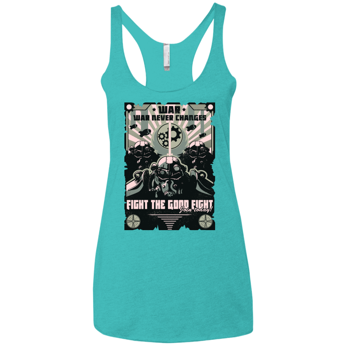 War Never Changes Women's Triblend Racerback Tank