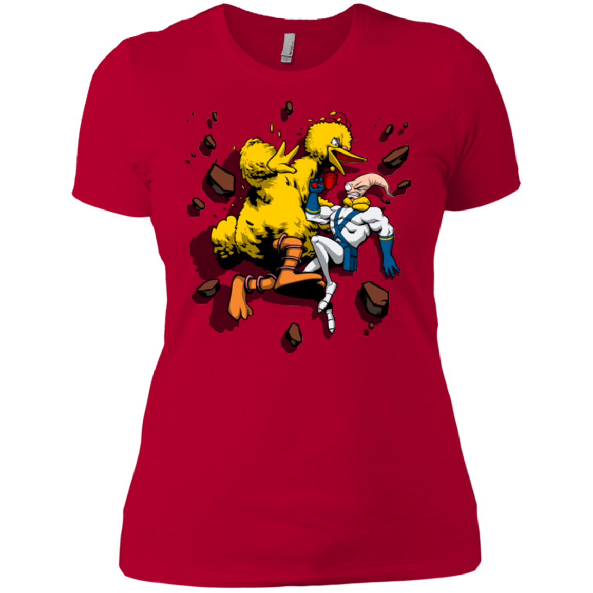 Big Bird and Worm Women's Premium T-Shirt