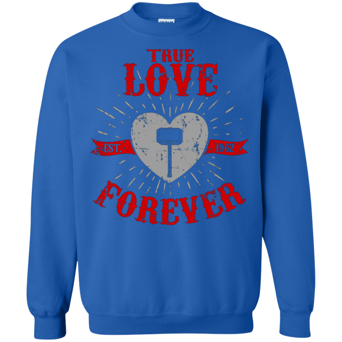 True Love Forever God Thunder Crewneck Sweatshirt
