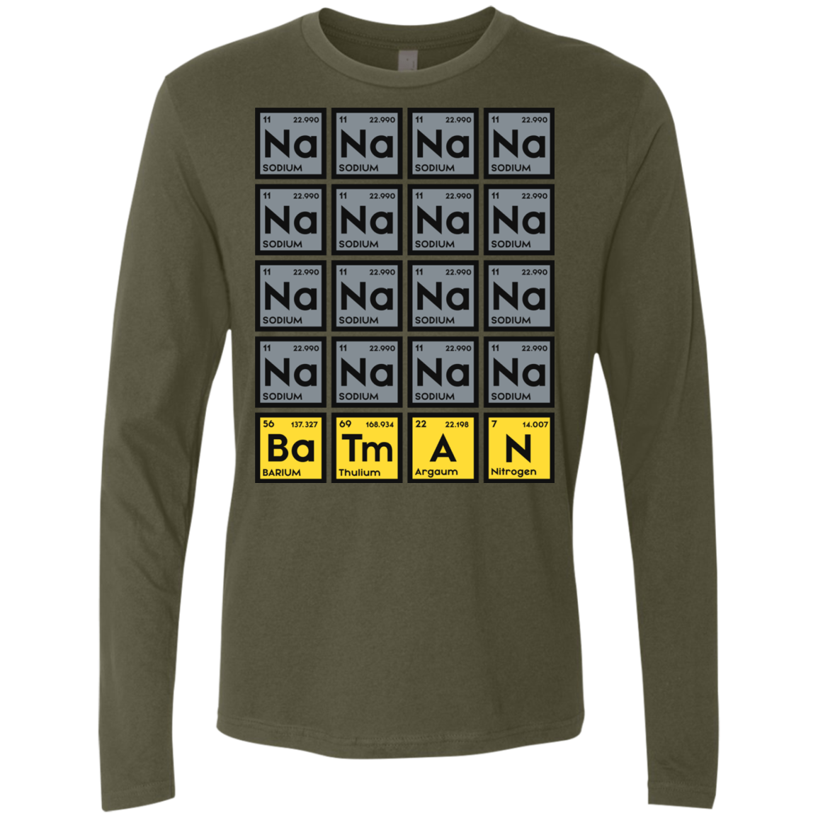 Batmanium Men's Premium Long Sleeve