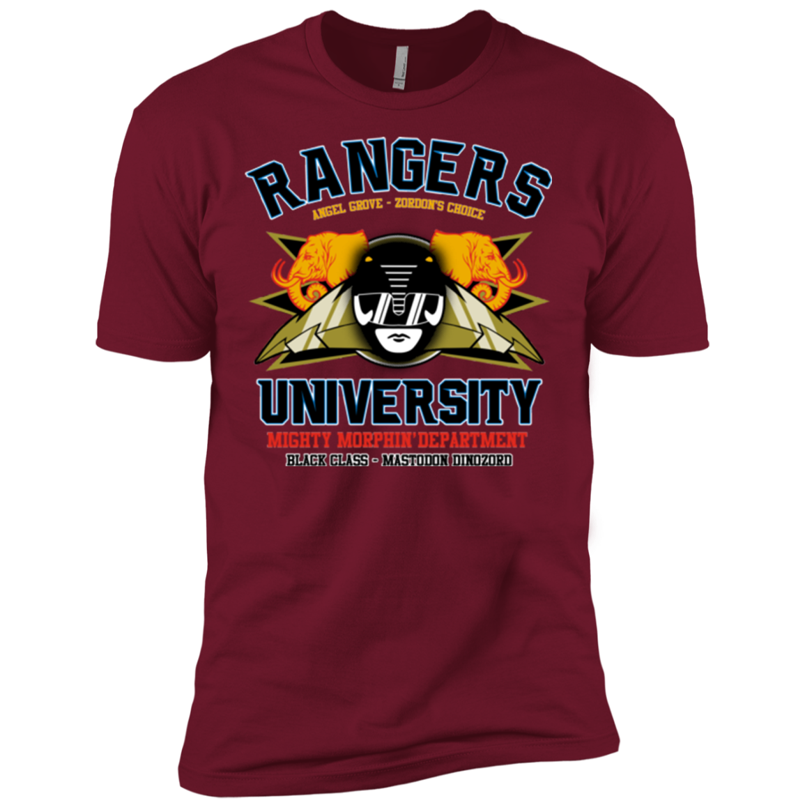 Rangers U Black Ranger Men's Premium T-Shirt