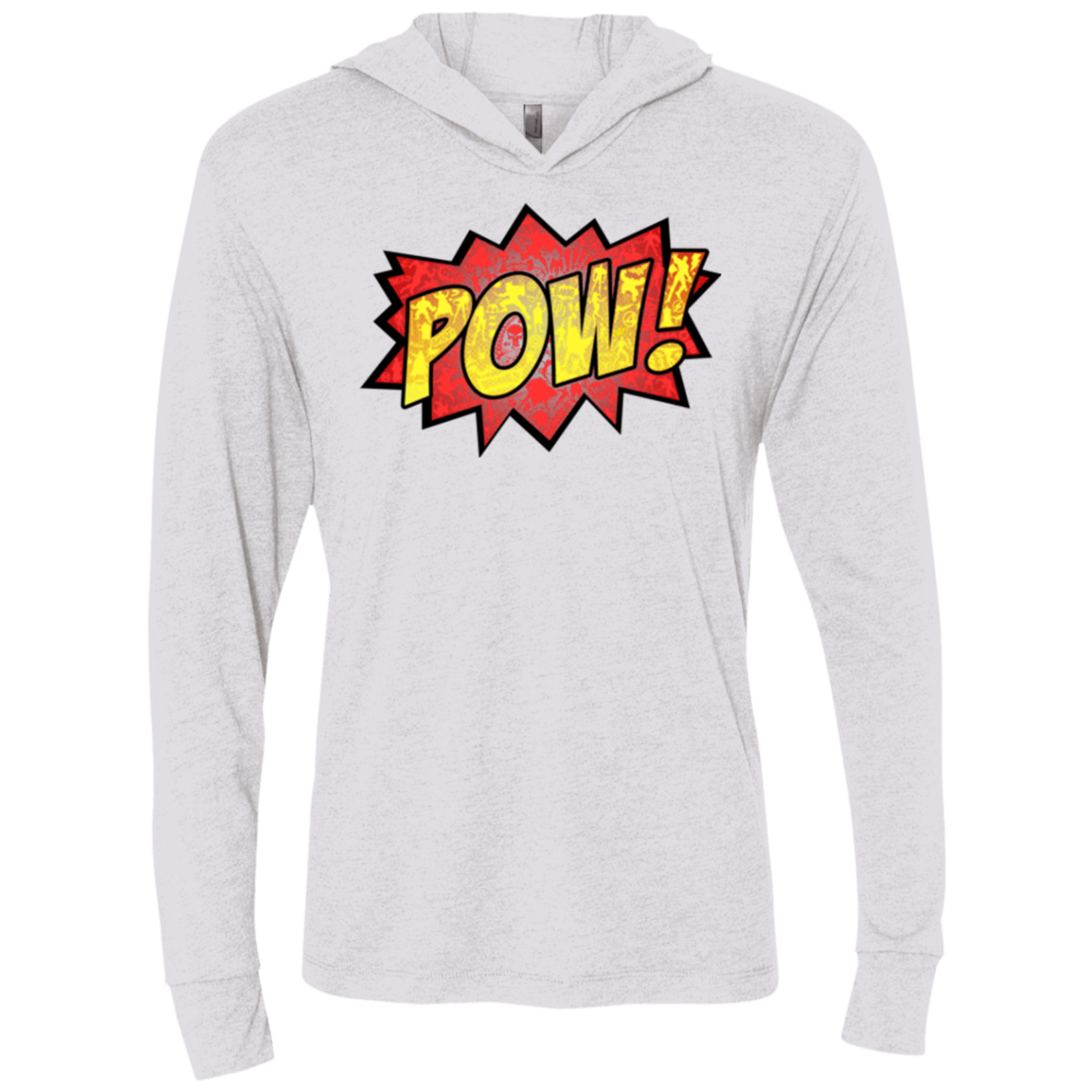 pow Triblend Long Sleeve Hoodie Tee