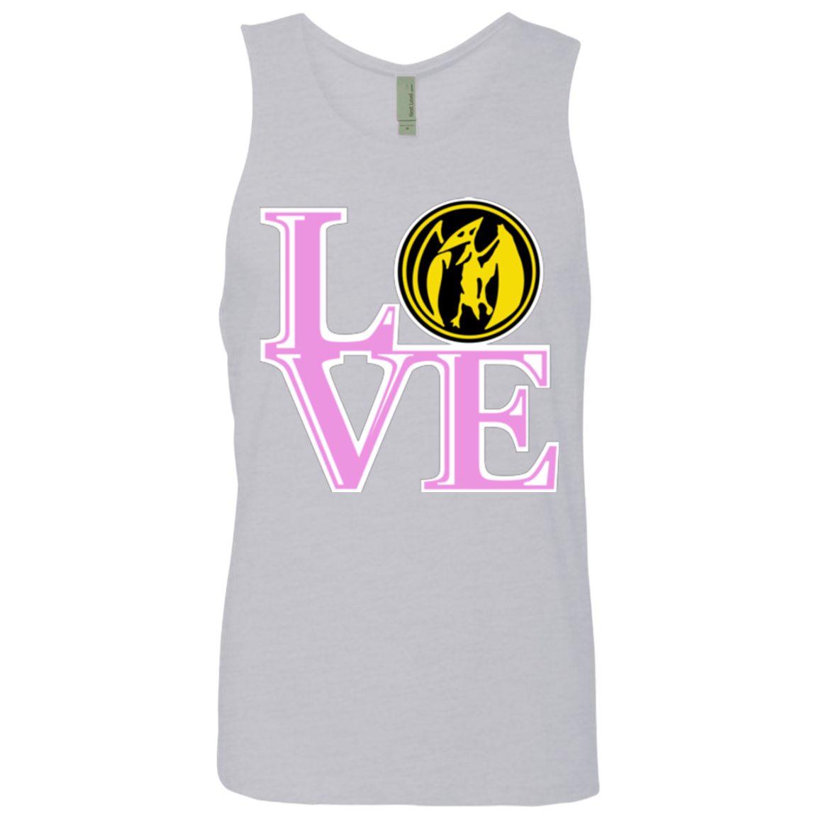 Pink Ranger LOVE Men's Premium Tank Top