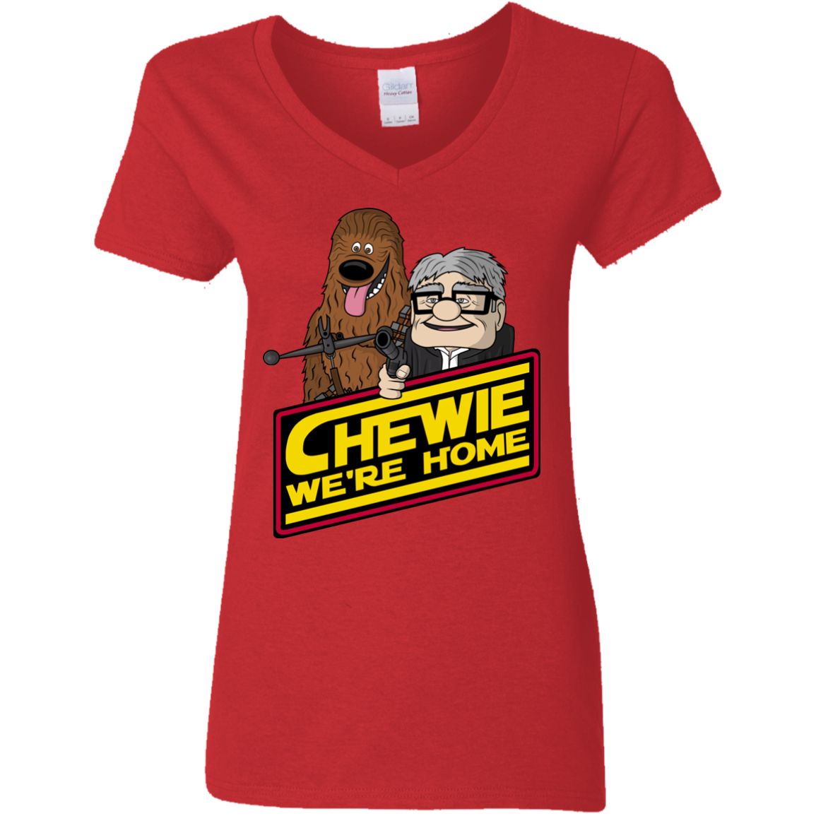 We're home Women's V-Neck T-Shirt