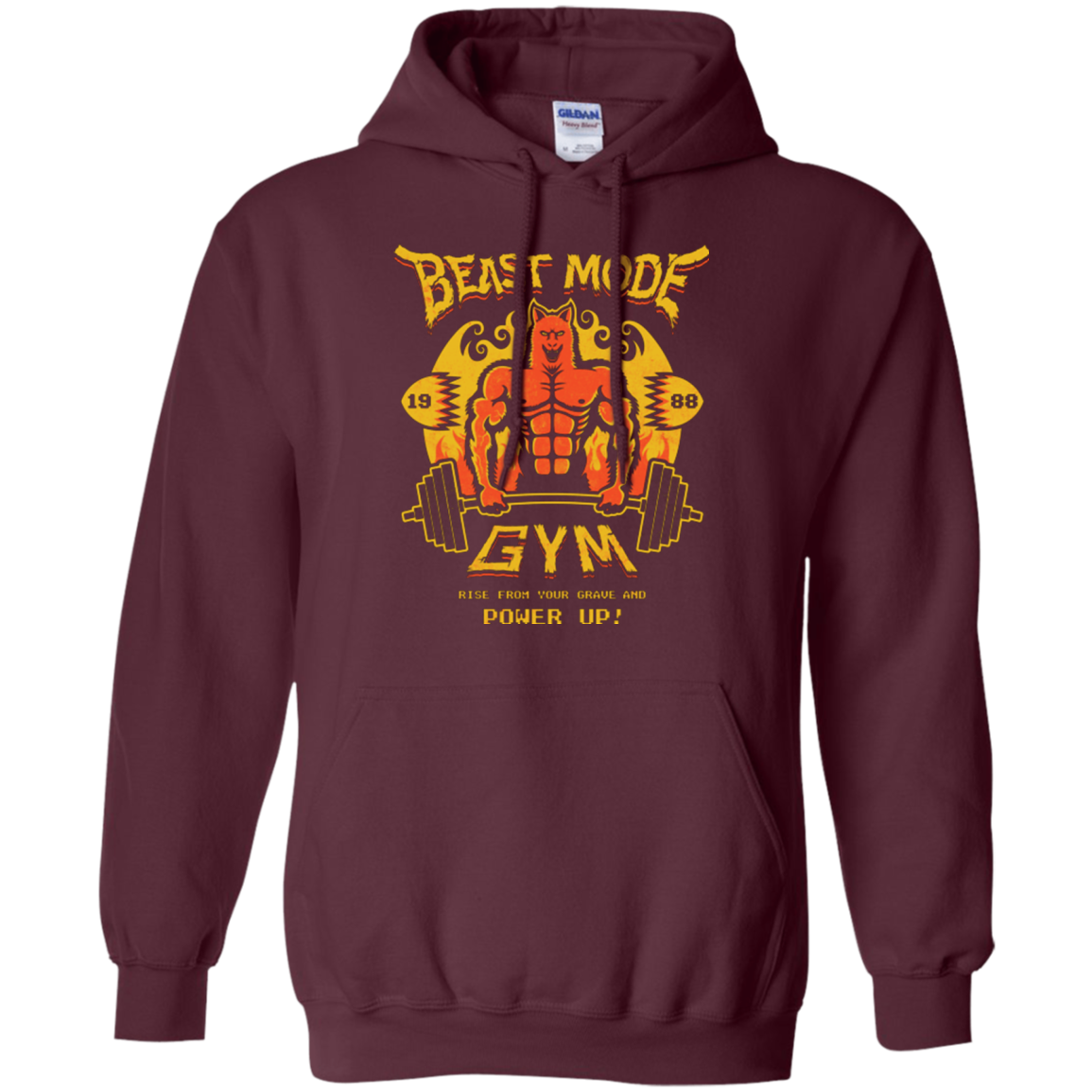 Beast Mode Gym Pullover Hoodie