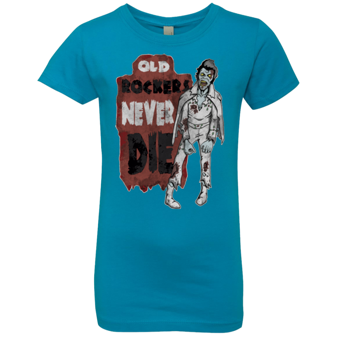 Old Rockers Never Die Girls Premium T-Shirt