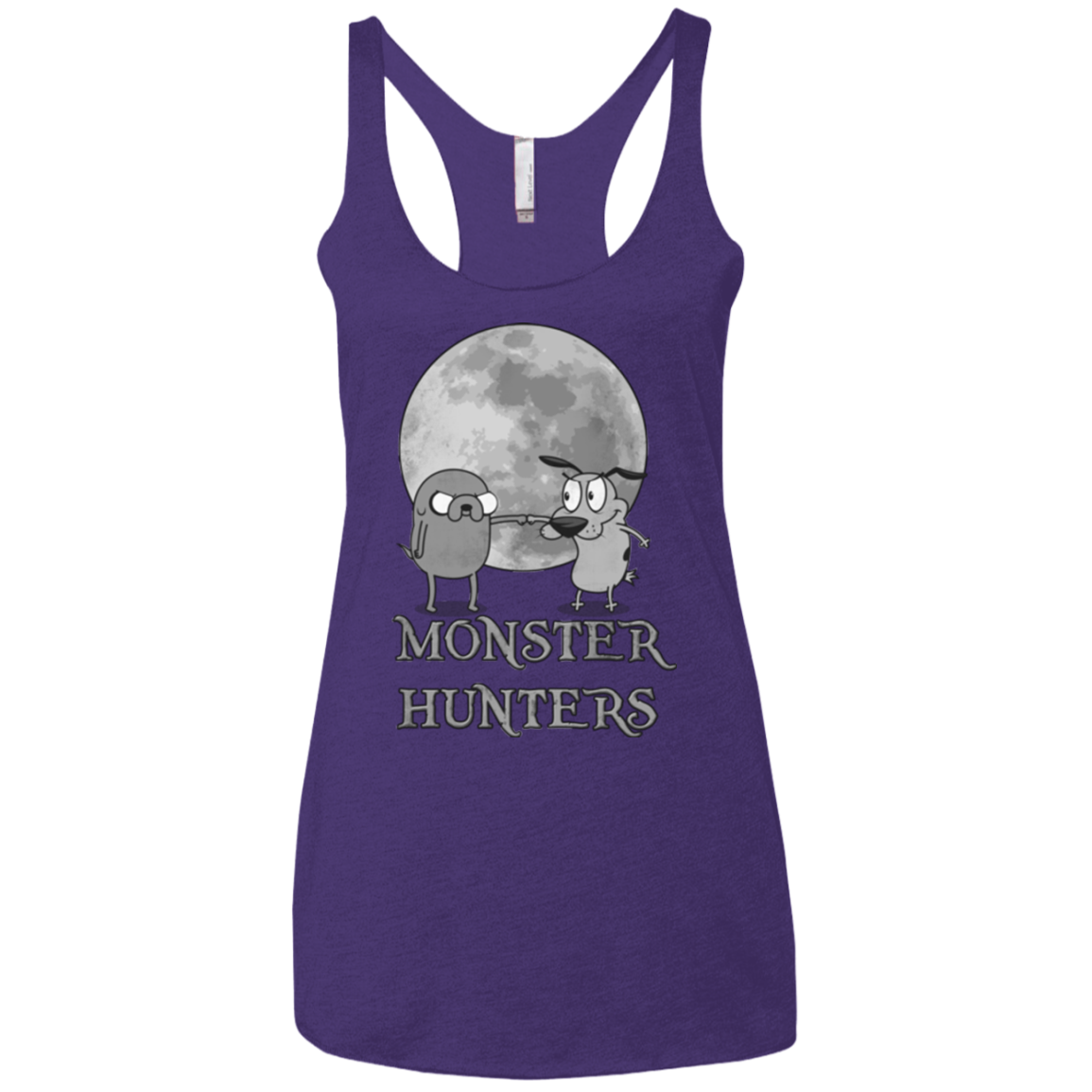 Monster Hunters Women's Triblend Racerback Tank