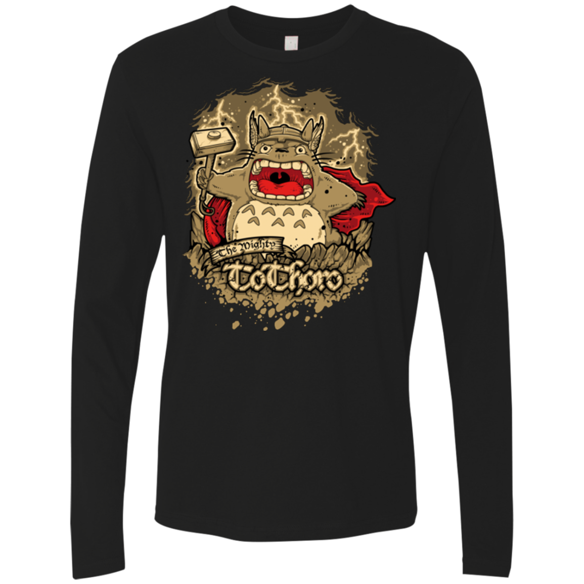 The Mighty Tothoro Men's Premium Long Sleeve