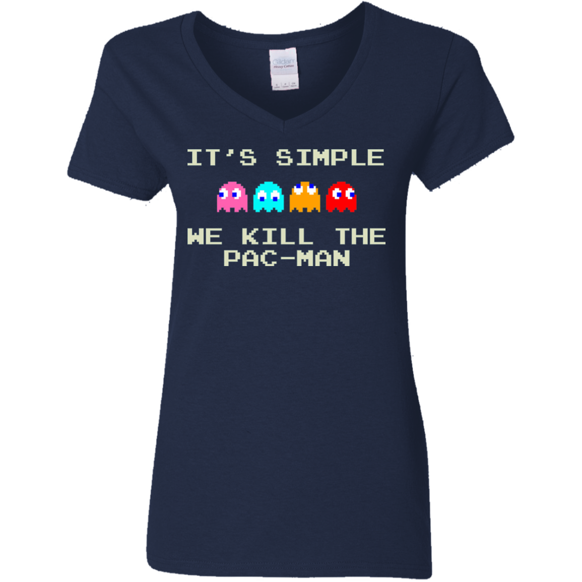Pacmanok Women's V-Neck T-Shirt