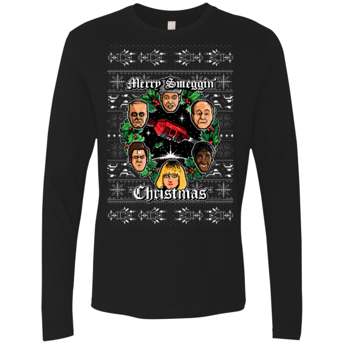 Merry Smeggin Christmas Men's Premium Long Sleeve