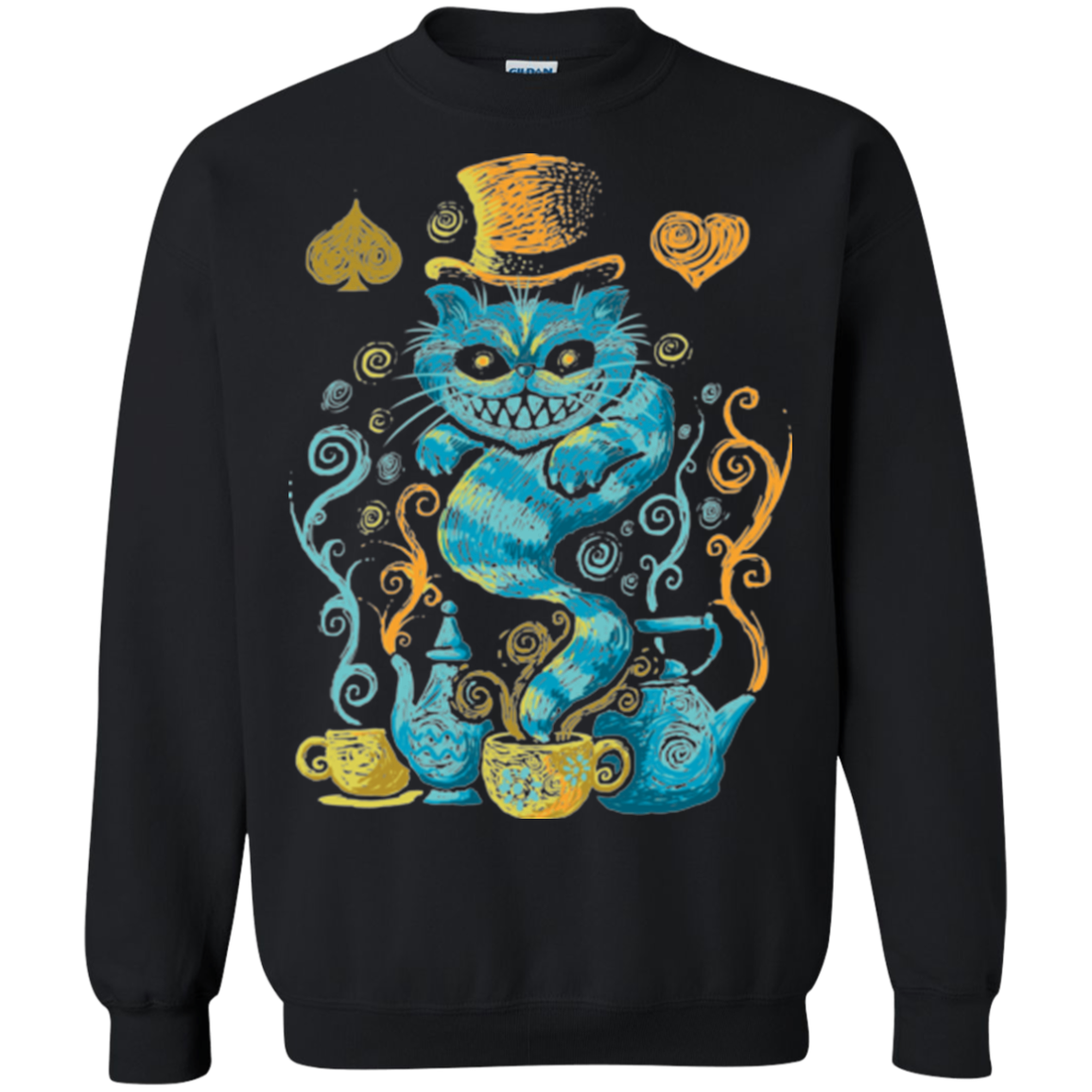 WONDERLAND IMPRESSIONS Crewneck Sweatshirt