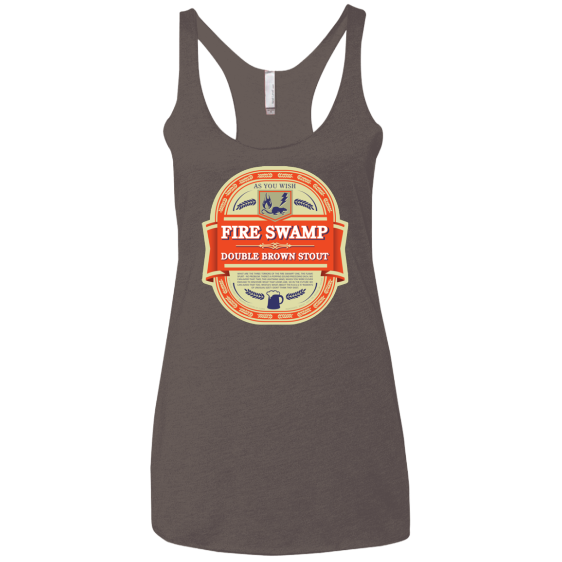 Fire Swamp Ale Women's Triblend Racerback Tank