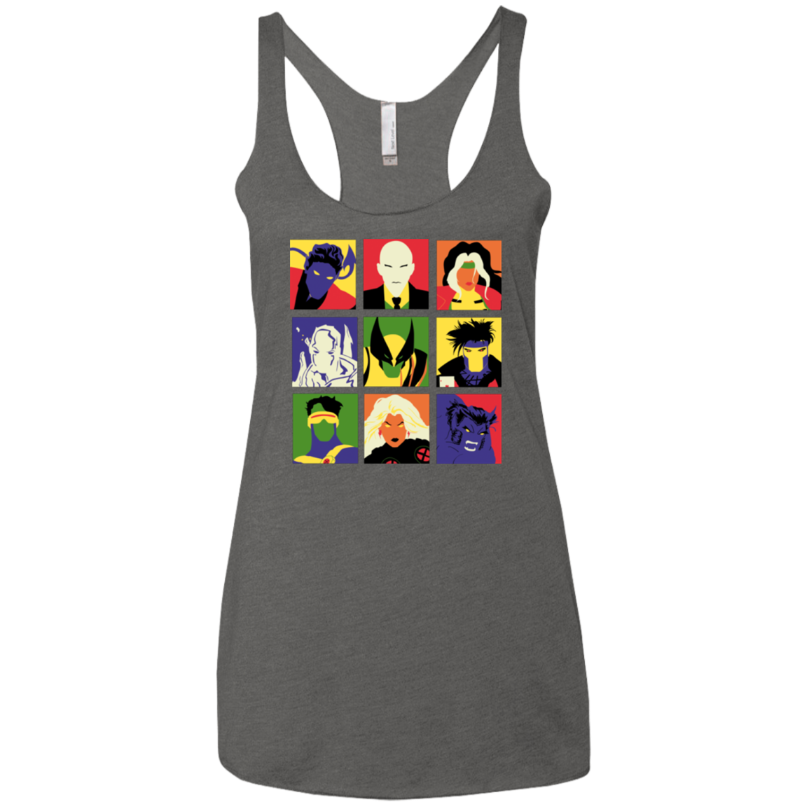 X pop Women's Triblend Racerback Tank