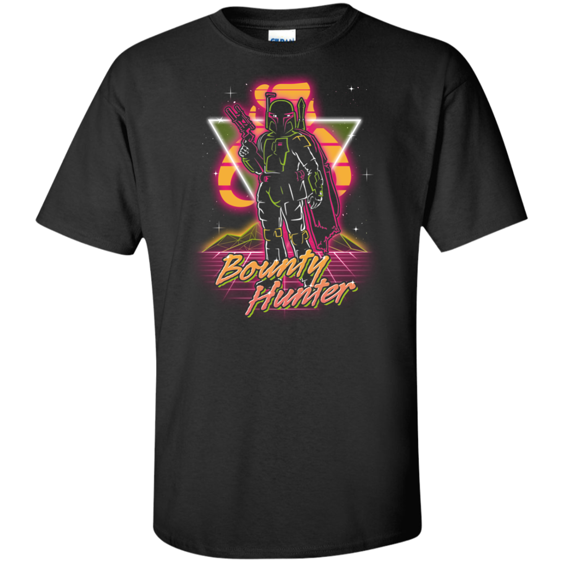 Retro Bounty Hunter Tall T-Shirt