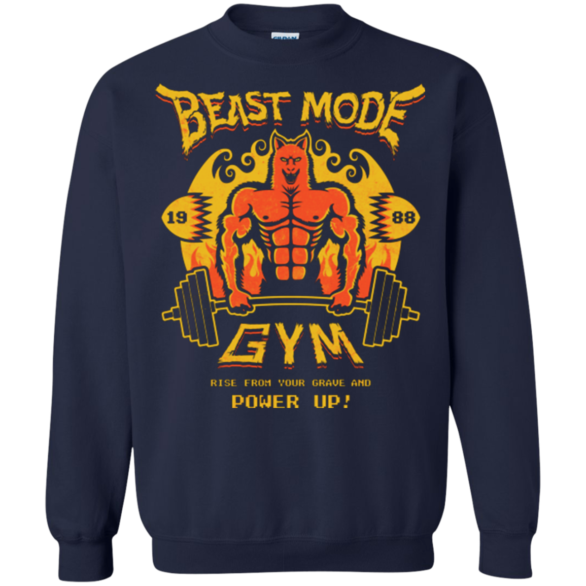 Beast Mode Gym Crewneck Sweatshirt