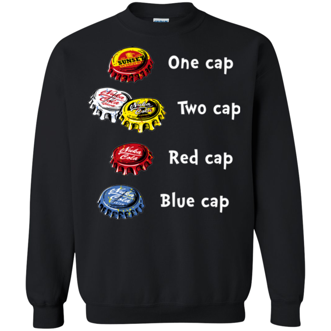 Bottle Caps Fever Crewneck Sweatshirt