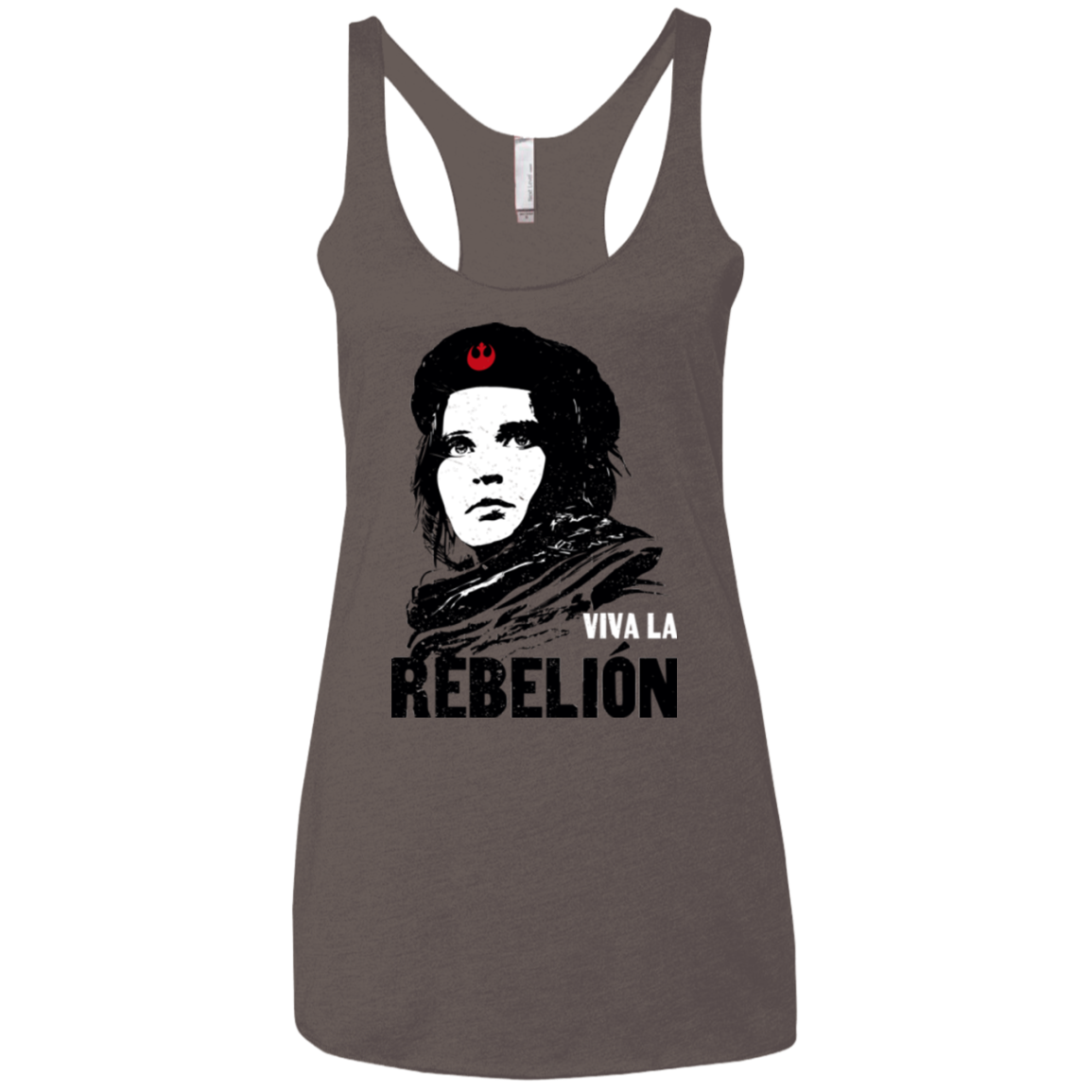 Viva la Rebelion Women's Triblend Racerback Tank
