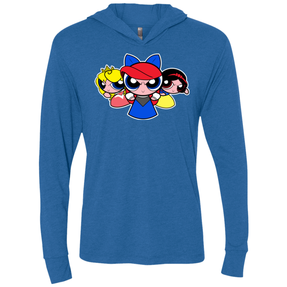 Princess Puff Girls Triblend Long Sleeve Hoodie Tee