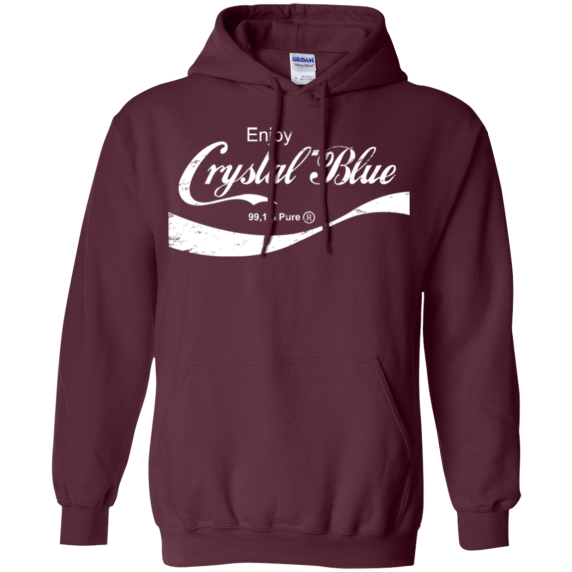 Crystal Blue Coke Pullover Hoodie