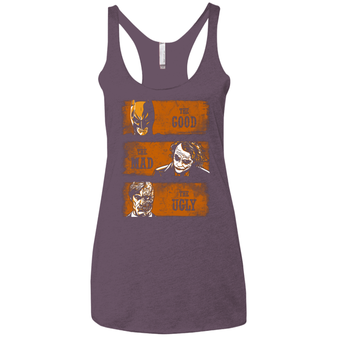 The Good the Mad and the Ugly2 Women's Triblend Racerback Tank
